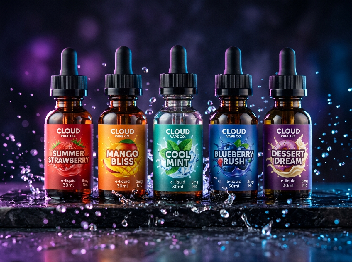 Vape e-liquids and nic salts selection at Greenhouse Smoke